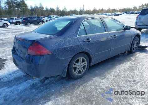2007 Honda Accord 2.4 Se из США, поврежденный, VIN 1HGCM56347A191170